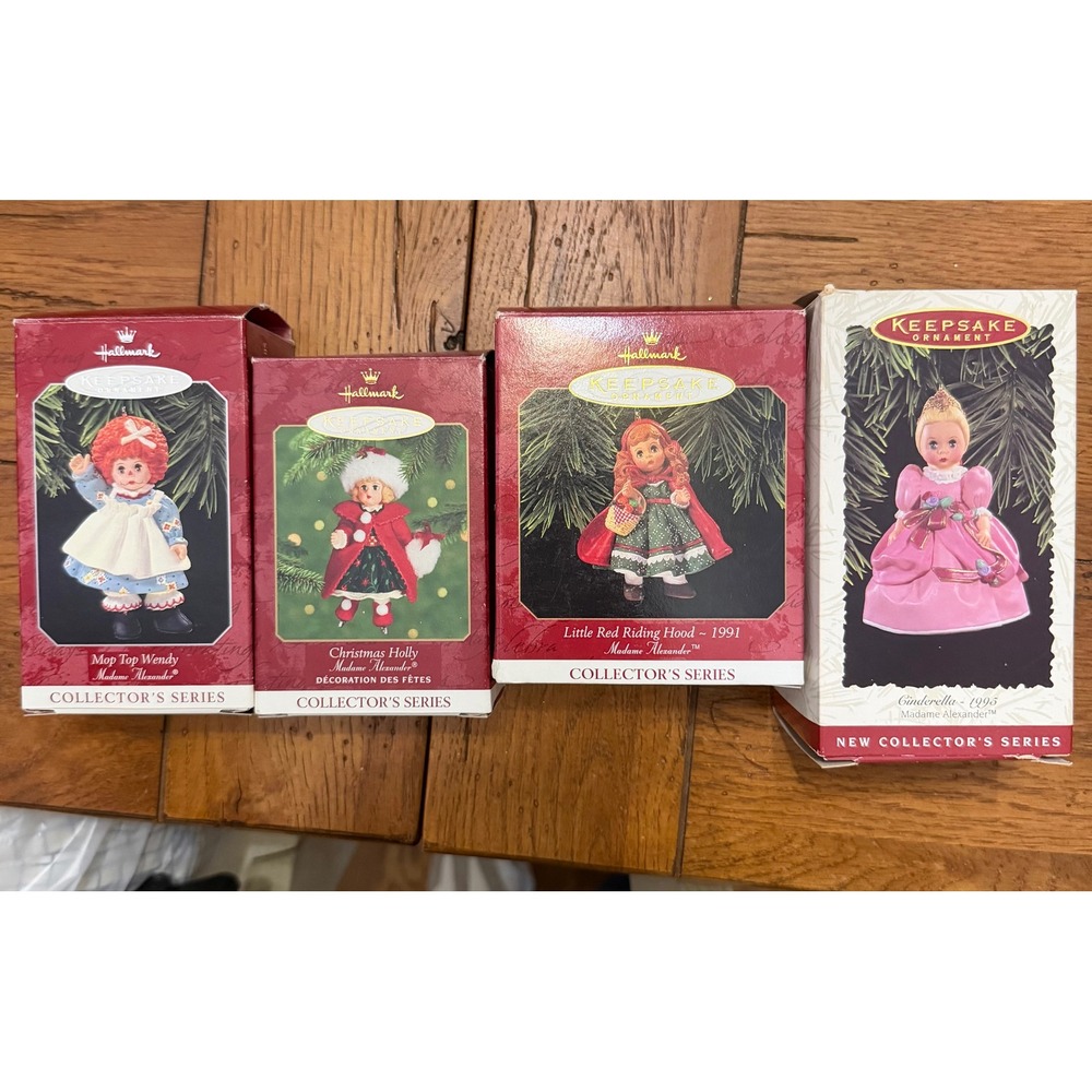 Hallmark Madame Alexander Lot Cinderella Little Red Riding Hood Mop Top Wendy
